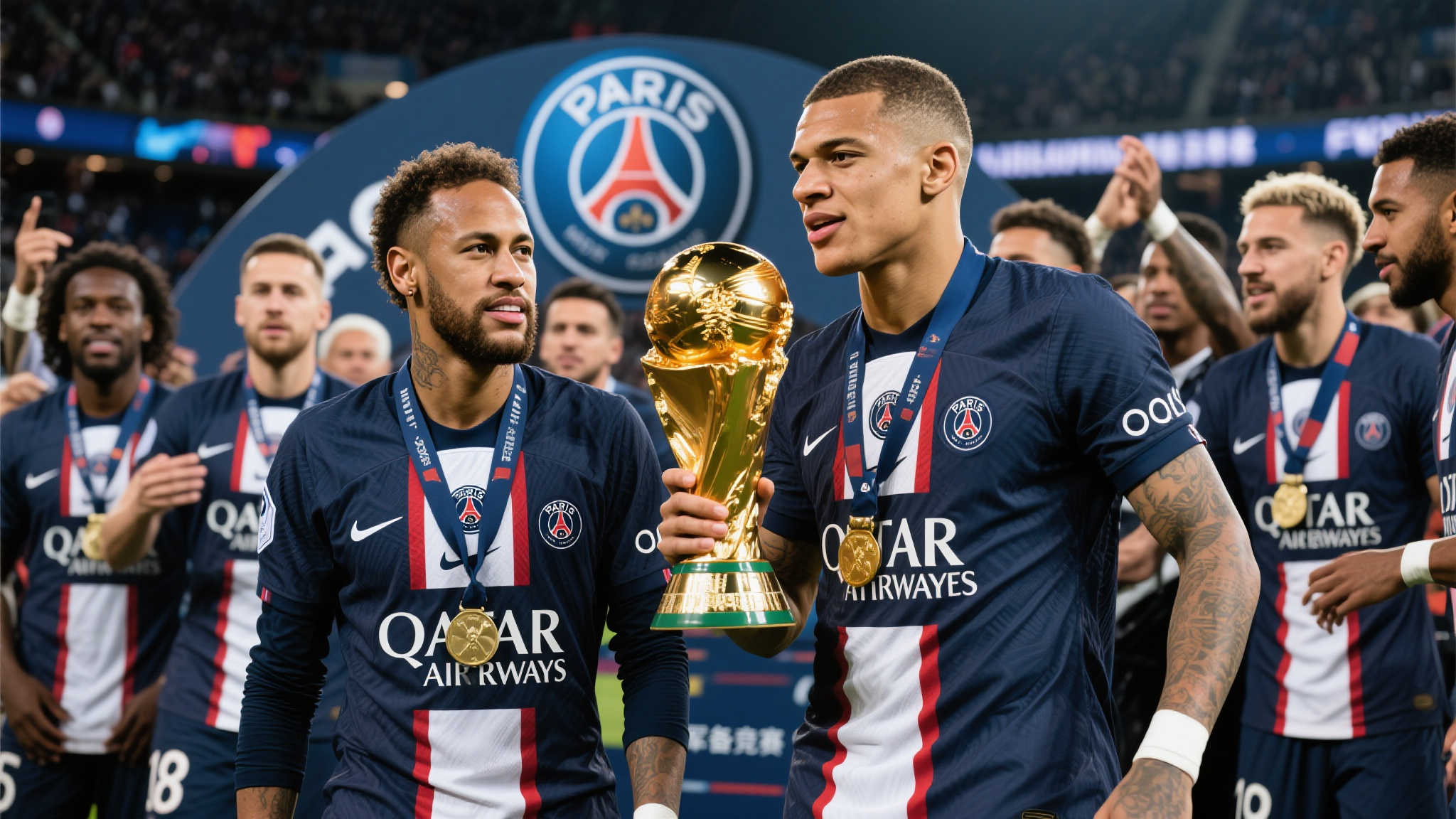 国家支持成就巨资引援:皇马巴萨难比巴黎曼城 这种资本注入不仅帮助两队吸引到了内马尔、姆巴佩、哈